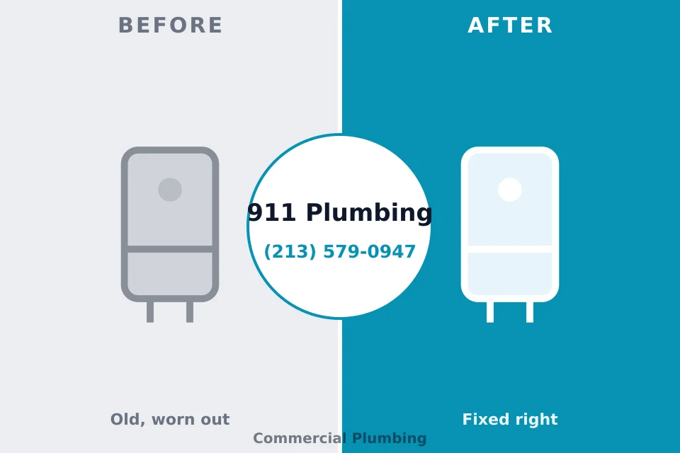 Before and after: plumbing repair Three Lakes, WA